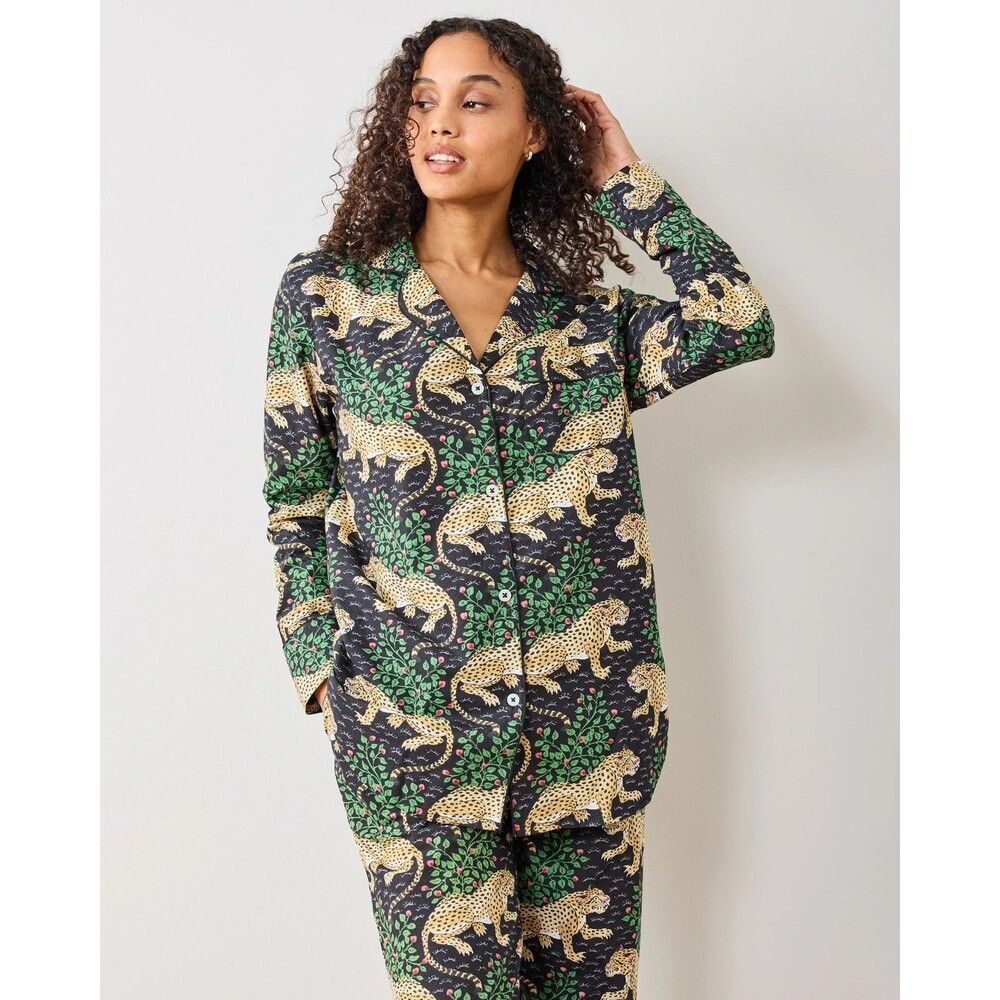 Printfresh Long PJ Set in Bagheera Black Ink Large M NEW - Picture 7 of 8